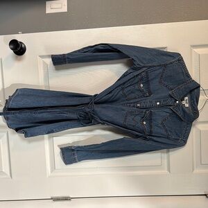Wrangler Blue Denim Shirt Dress